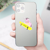 Sticker Naughty Squirrel #936 Brett Skateboard (Téléphone)