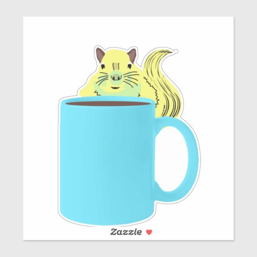 Sticker Naughty Squirrel #978 (Feuille)