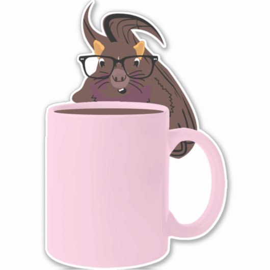 Sticker Naughty Squirrel #978 (Devant)