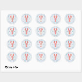 Sticker Nautique Bake de homard (Feuille)