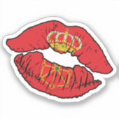 Sticker Navarre Navarre Lipstick Love Drapeau (Recto)