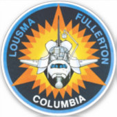Sticker Navette spatiale de la NASA Columbia STS-3 (Devant)