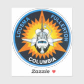 Sticker Navette spatiale de la NASA Columbia STS-3 (Feuille)
