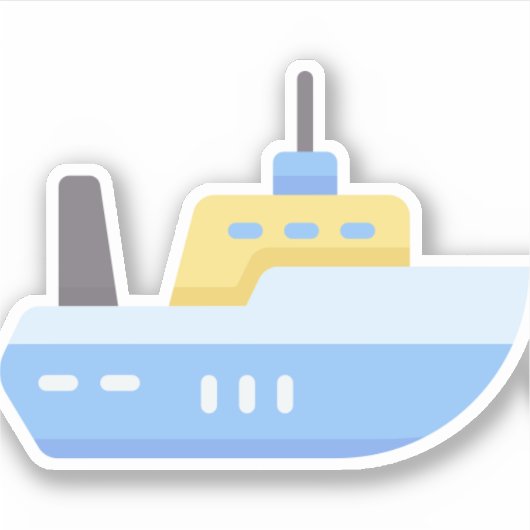 Sticker navire (Devant)