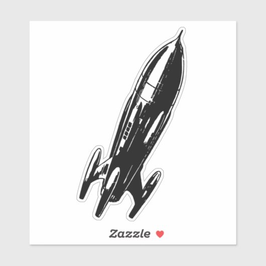 Sticker Navire spatial (Feuille)