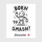 Sticker Né À Smash (Feuille)