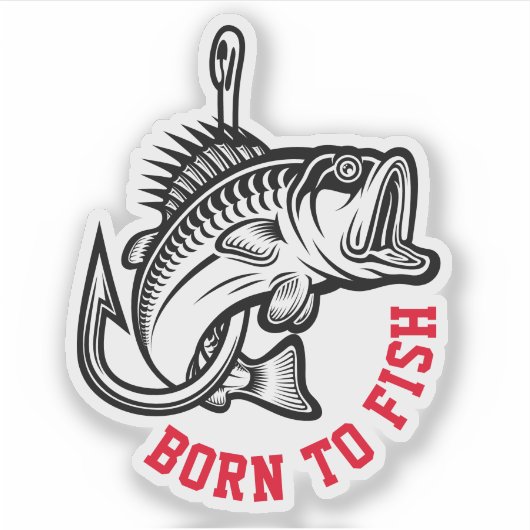 Sticker Né au poisson (Devant)