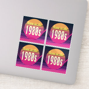 Sticker Né dans les années 1980, Millennials, Gen X, année