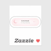 Sticker Ne dérangez pas Je suis occupé à lire amusant Lect (Feuille)