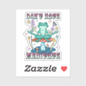 Sticker Ne déteste pas, méditez (Feuille)