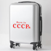 Sticker Né en URSS (Sur valise)