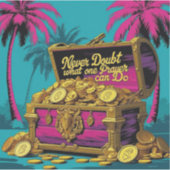 Sticker Ne jamais douter de ce qu'une prière peut faire (Devant)