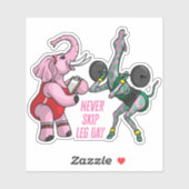 Sticker Ne jamais ignorer le jour de la feuille (Feuille)