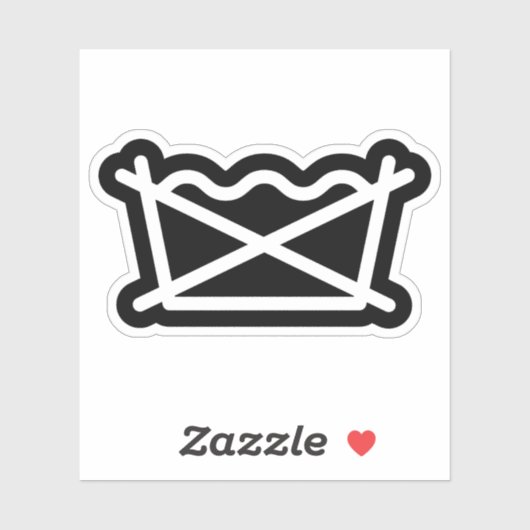 STICKER NE LAVEZ PAS ! (Feuille)