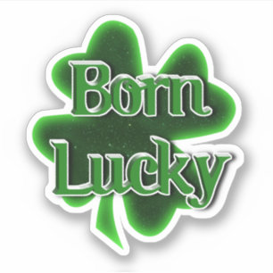 Sticker Né le jour de la Saint-Patrick
