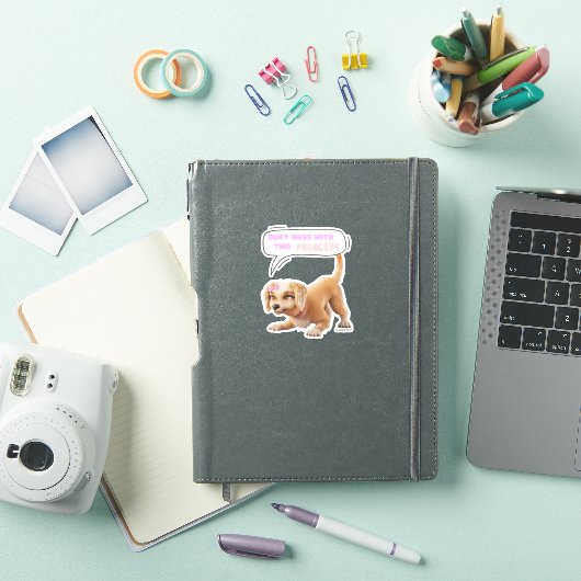 Sticker Ne manquez pas cette princesse (Couverture iPad)