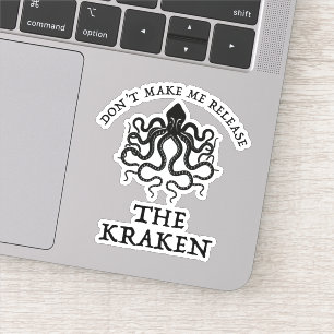 Sticker Ne me faites pas libérer le Kraken