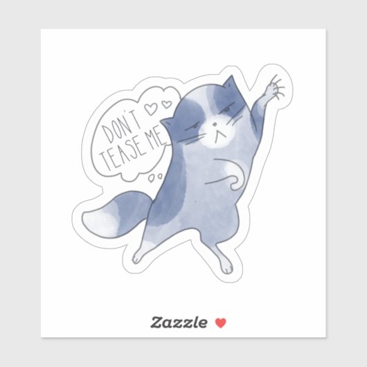 Sticker Ne me taisez pas Kitty (Feuille)