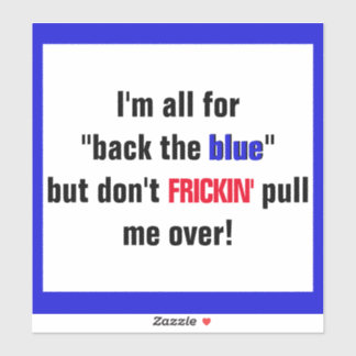 Sticker Ne me tire pas sur l'autocollant de pare-chocs