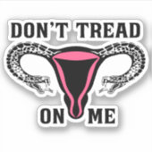 Sticker Ne me trompe pas féministe (Devant)