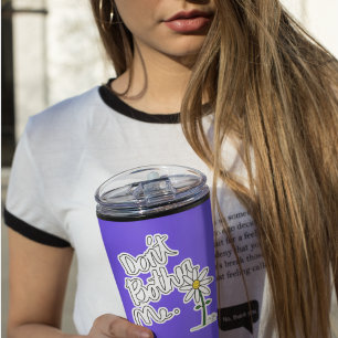 Sticker "Ne m'embête pas." Cartoon Daisy