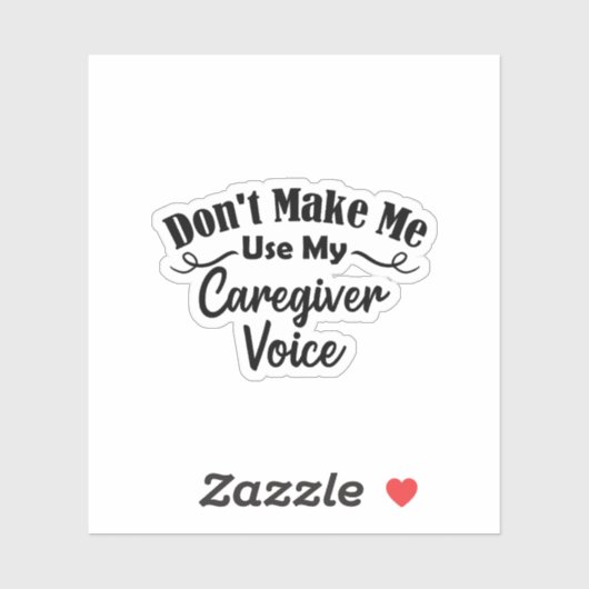 Sticker Ne m'oblige pas à utiliser ma voix de fournisseur  (Feuille)