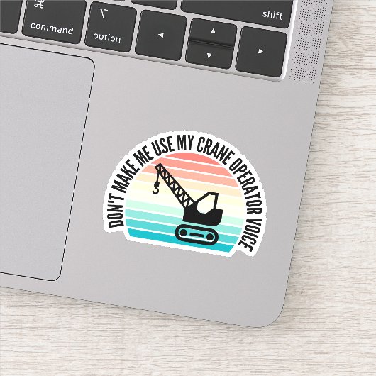 Sticker Ne m'oblige pas à utiliser ma voix d'opérateur de  (Détail)