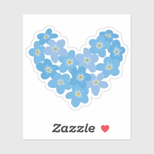 Sticker Ne m'oublie pas - Transparent (Feuille)