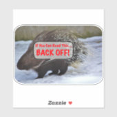 Sticker Ne pas me prendre en main (Feuille)