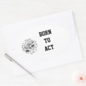 Sticker Né Pour Agir (Enveloppe)