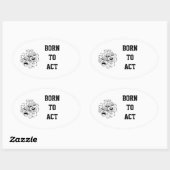 Sticker Né Pour Agir (Feuille)