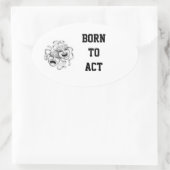 Sticker Né Pour Agir (Sac)