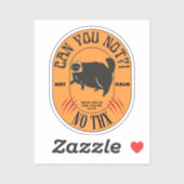 Sticker Ne pouvez-vous pas (Feuille)