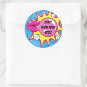 Sticker "Ne soufflez pas votre vote" - 3" (Sac)