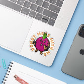 Sticker Ne t'amuse pas avec moi (Ordinateur portable avec iPhone)