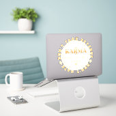 Sticker Ne Te Venge Pas Citation Inspiration Message (Ordinateur portable sur le bureau)