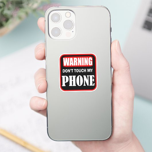 Sticker ne touchez pas à mon téléphone (Téléphone)