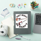 Sticker Ne vous inquiétez pas, soyez lourd - Conception de (Couverture iPad)