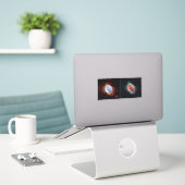 Sticker Nebula du Ring Sud (Ordinateur portable sur le bureau)