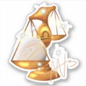 Sticker Nebula Libra Venus Zodiac (Devant)