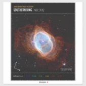 Sticker Nebula Ring Sud Espace James Webb Telescope (Feuille)