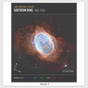 Sticker Nebula Ring Sud Espace James Webb Telescope