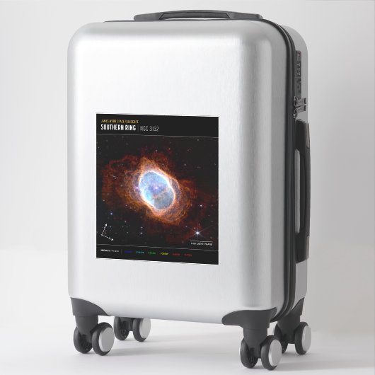 Sticker Nebula Ring Sud Espace James Webb Telescope (Sur valise)
