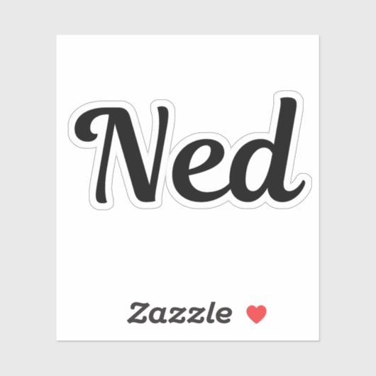 Sticker Ned (Feuille)