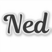 Sticker Ned (Devant)