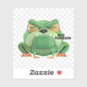 STICKER NEED PERMISSION (Feuille)