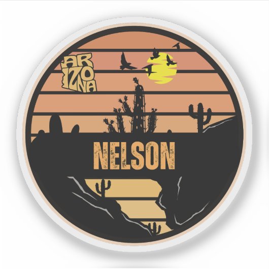 Sticker Nelson, Arizona (Devant)