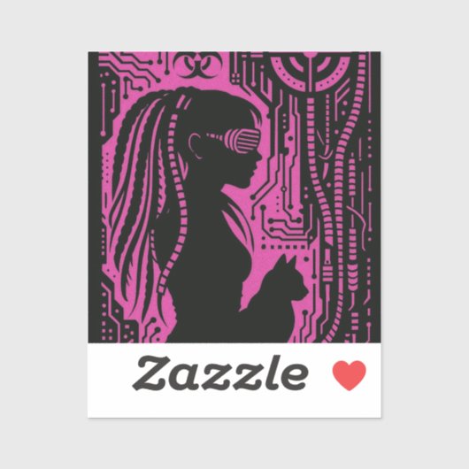 Sticker Neon Dread Protocol (Feuille)