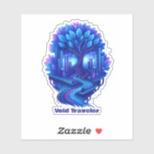 Sticker Neon Future World (Feuille)