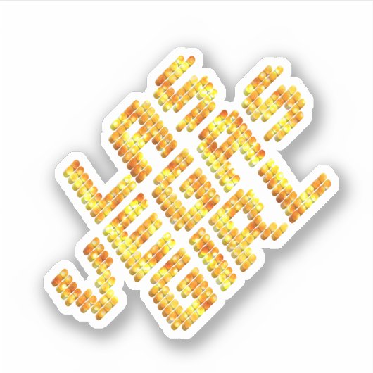 Sticker Neon Lights Style Las Vegas Girl (Devant)